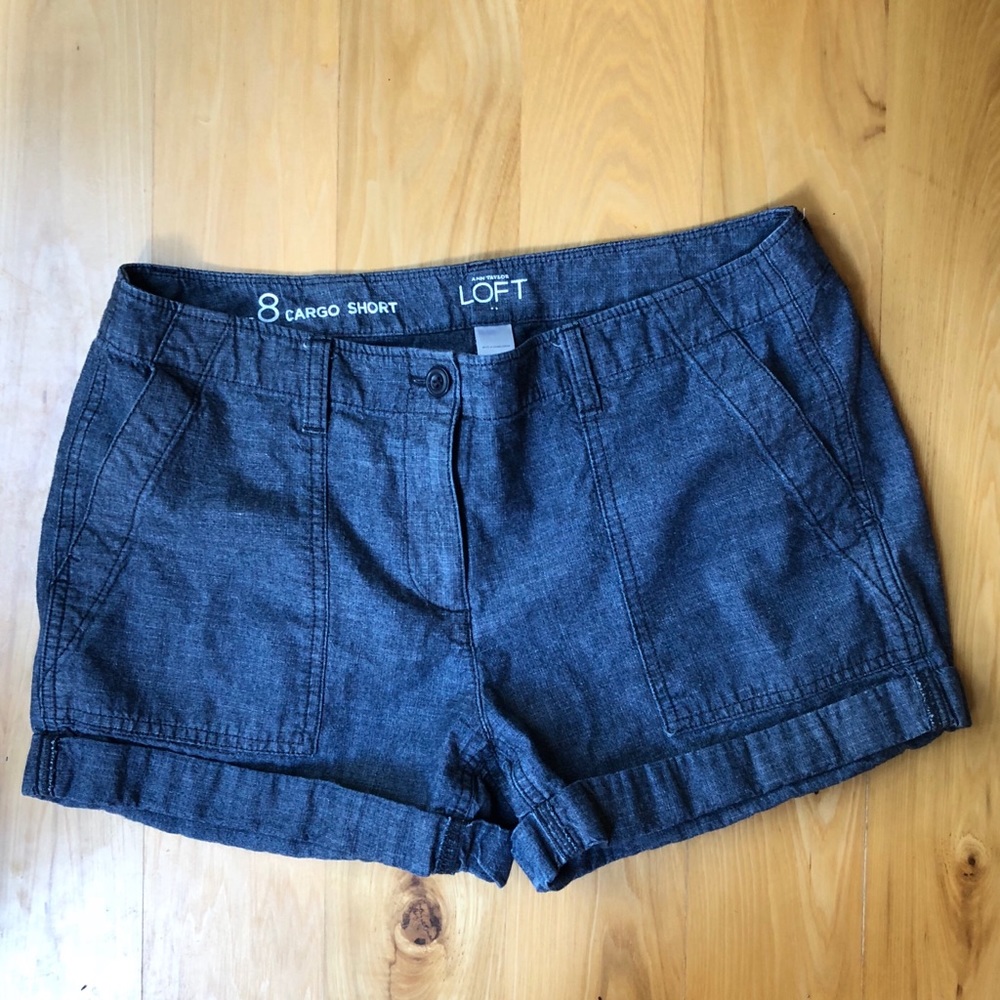 Tailored Jean Shorts